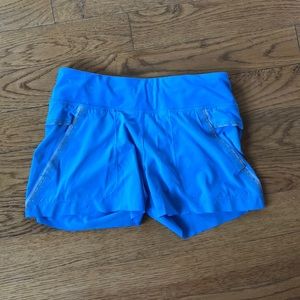 Blue Ivivva shorts w/ pockets